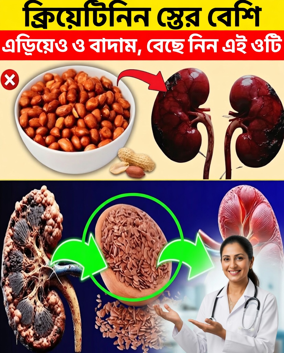 ক্রিয়াটিনিন খুব বেশি? বাদামের এই সহজ পরিবর্তন আপনার কিডনিকে স্বস্তি দিতে পারে