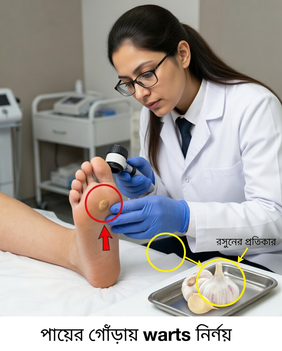 🧄 রসুন-ভিত্তিক এই প্রতিকারগুলোর সাহায্যে প্রাকৃতিকভাবে পায়ের তলার আঁচিল দূর করুন