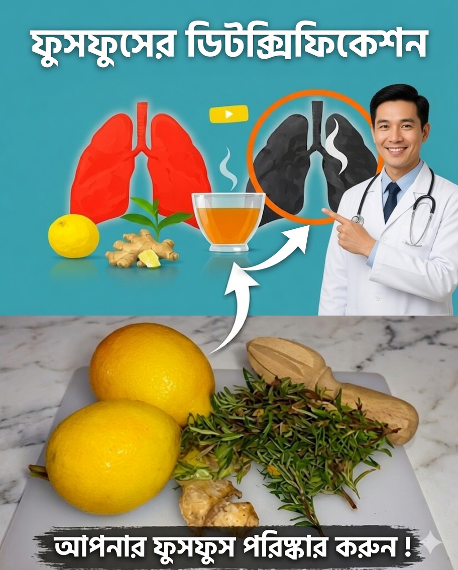 আপনার ফুসফুস পরিষ্কার করার সবচেয়ে কার্যকর পদ্ধতি: মাত্র ৩ দিনেই কাশি ও শ্লেষ্মা দূর করুন!