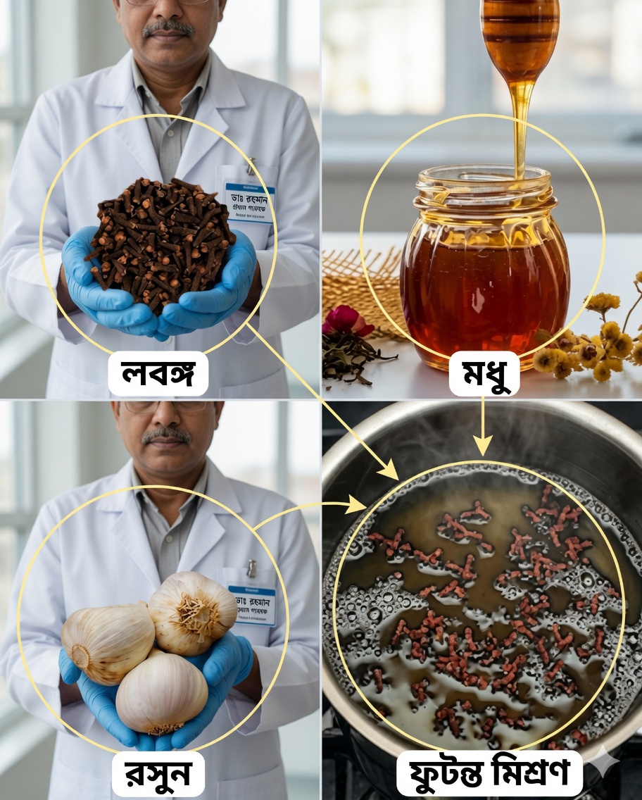 রসুন, লবঙ্গ ও মধুর গোপন রহস্য: আপনার স্বাস্থ্য ও সুস্থতার জন্য এক শক্তিশালী প্রাকৃতিক প্রতিকার 🍯✨