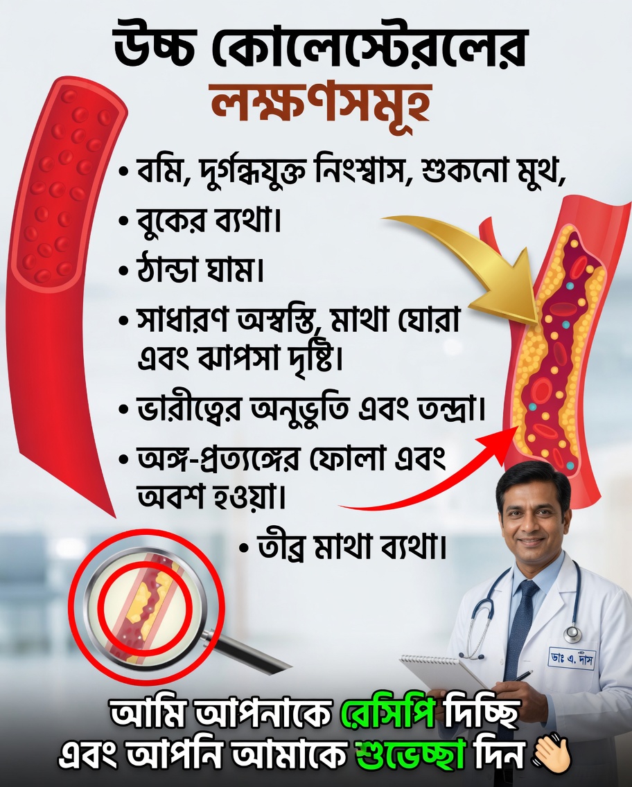 উচ্চ কোলেস্টেরল, এবার শেষ! আপনার স্বাস্থ্য ফিরে পেতে প্রাকৃতিক সমাধানগুলো