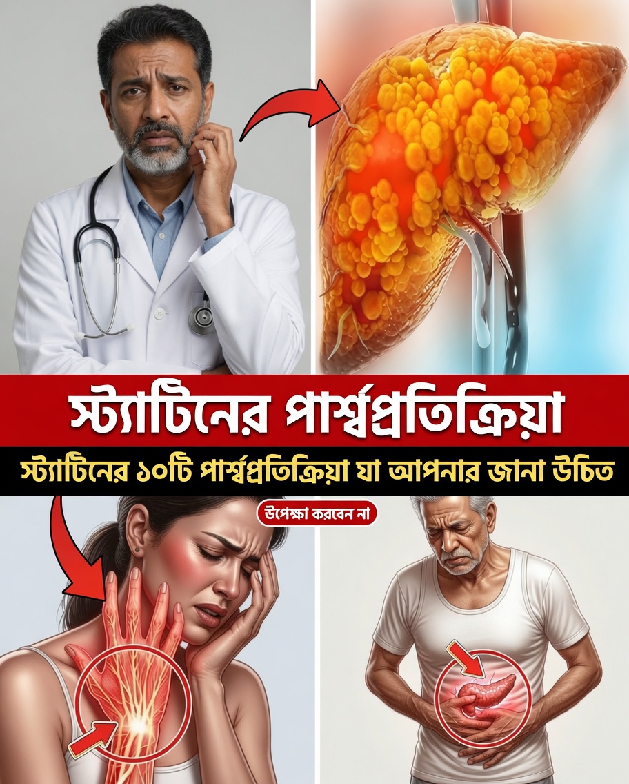 অ্যাটরভাস্টাটিনের ১৫টি কম-পরিচিত পার্শ্বপ্রতিক্রিয়া যেগুলো আপনার ডাক্তার খুব কমই উল্লেখ করেন (কিন্তু সেগুলো নীরবে আপনার শক্তি, স্মৃতিশক্তি এবং সুস্থতাকে প্রভাবিত করতে পারে)