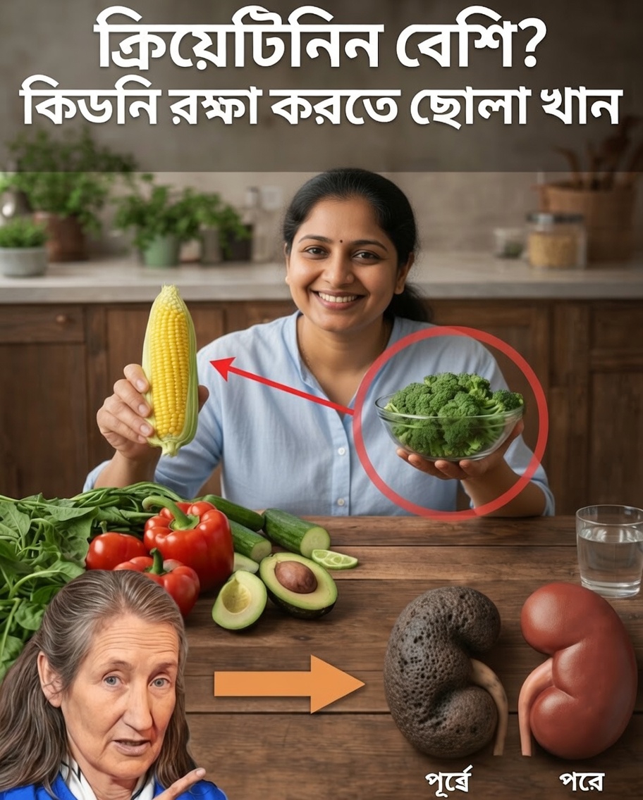 কিডনির স্বাস্থ্যে প্রাকৃতিকভাবে সহায়তা করতে এবং ক্রিয়েটিনিন কমাতে সাহায্য করতে পারে এমন শীর্ষ ৫টি সবজি