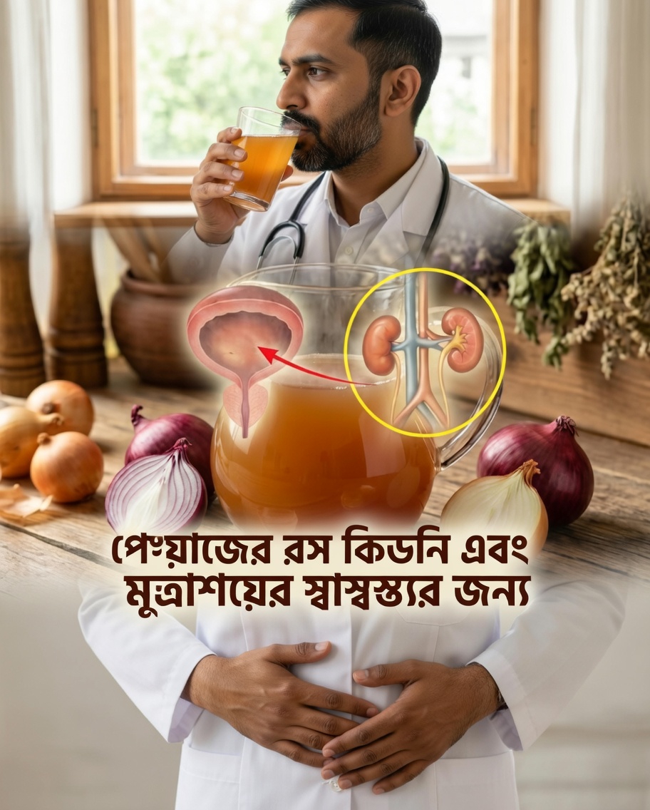 স্বস্তি ও আত্মবিশ্বাস ফিরে পান: প্রোস্টেট ও মূত্রাশয়ের স্বাস্থ্য সমর্থনে পেঁয়াজ ও খোসা-ভিত্তিক সহজ প্রতিকার