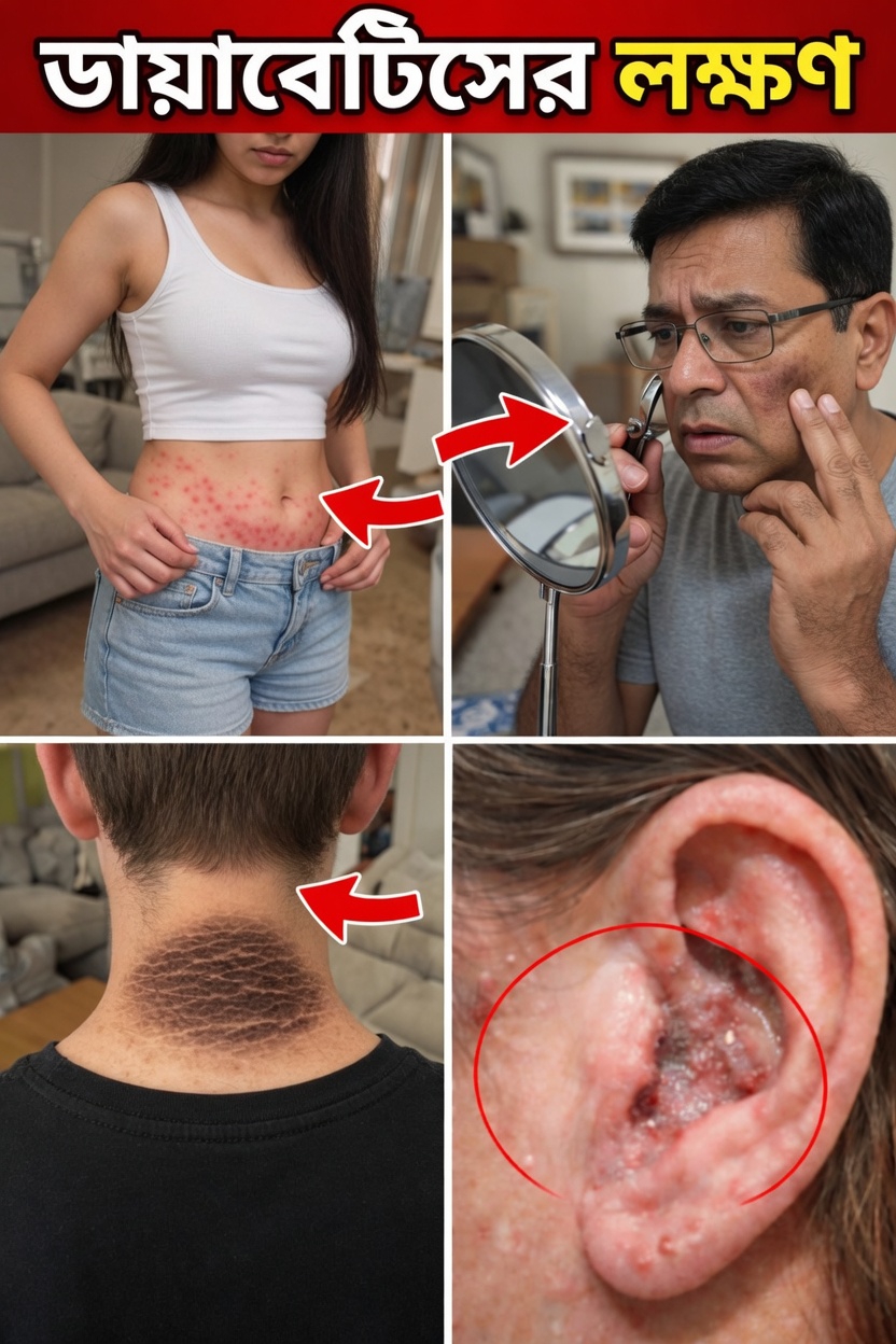 আপনি কি ডায়াবেটিসের এই ১৫টি প্রাথমিক লক্ষণ চিনতে পারেন, যা আপনার ত্বক ও শরীরে দেখা দিতে পারে?