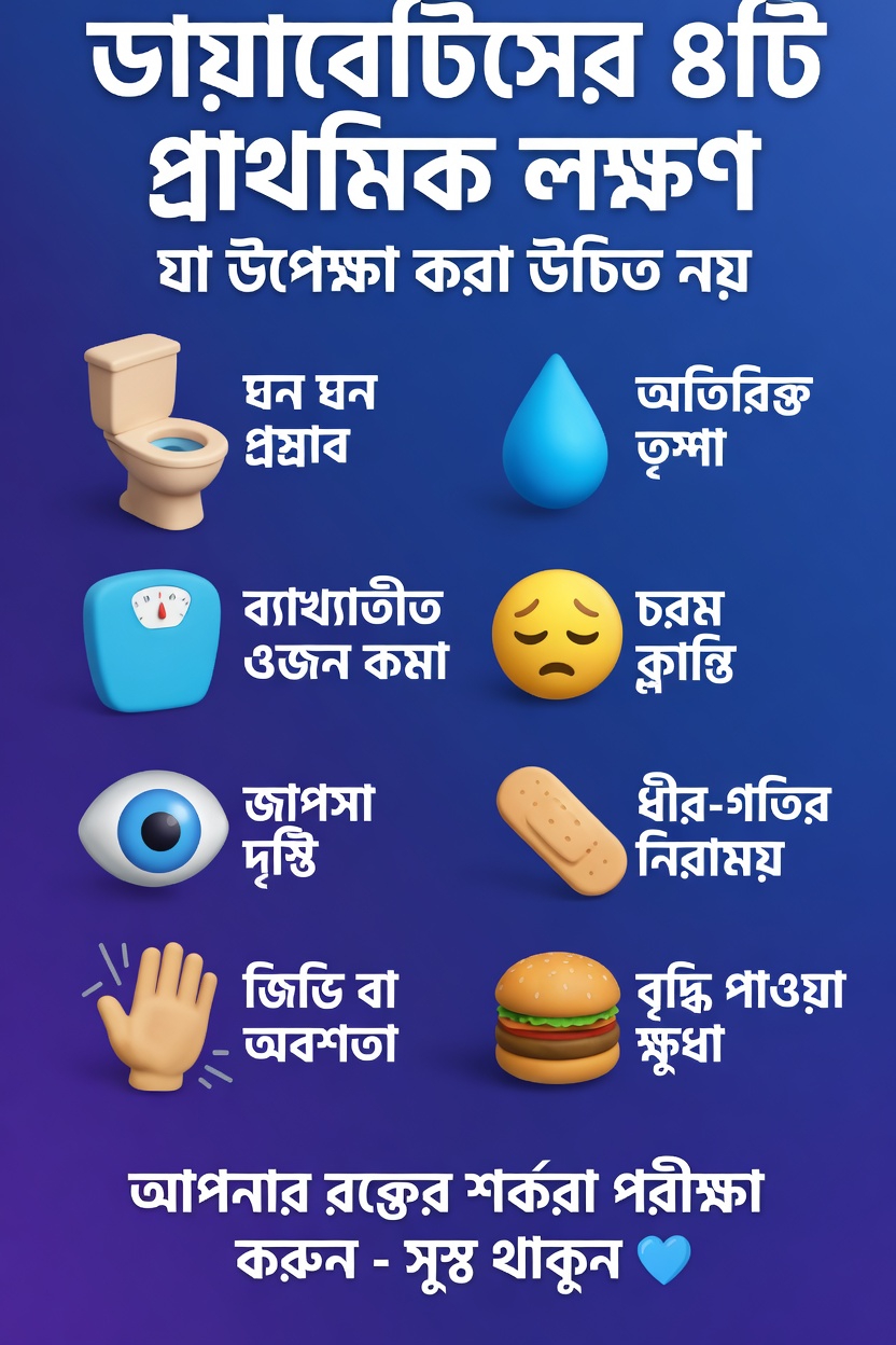 আপনি কি ডায়াবেটিসের এই ১৫টি প্রাথমিক লক্ষণ চিনতে পারেন, যা আপনার ত্বক ও শরীরে দেখা দিতে পারে?