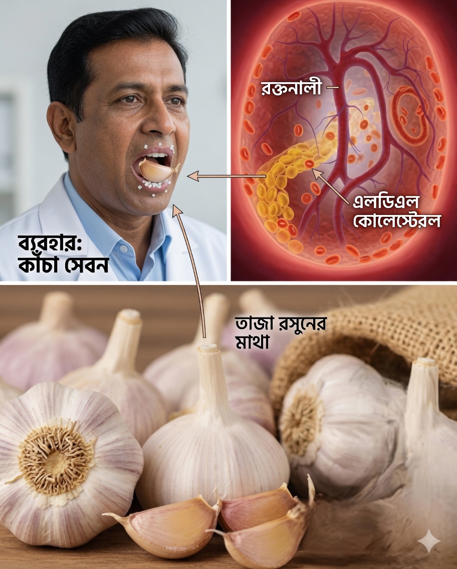 স্বাস্থ্যের জন্য রসুন খাওয়া: চিকিৎসাগত গুণে ভরপুর এক প্রাকৃতিক ধনভাণ্ডার
