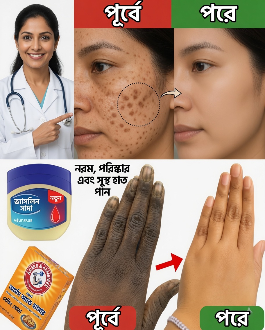 নরম, মসৃণ এবং দৃশ্যত আরও তরুণ দেখানো হাতের জন্য ঘরোয়া মাস্ক