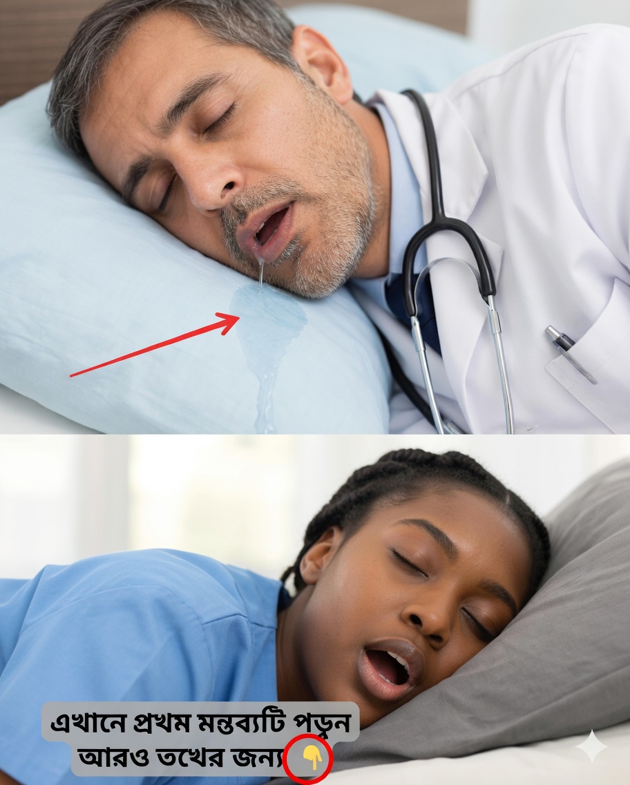 ঘুমের সময় আমাদের লালা কেন ঝরে? কারণ ও সমাধান