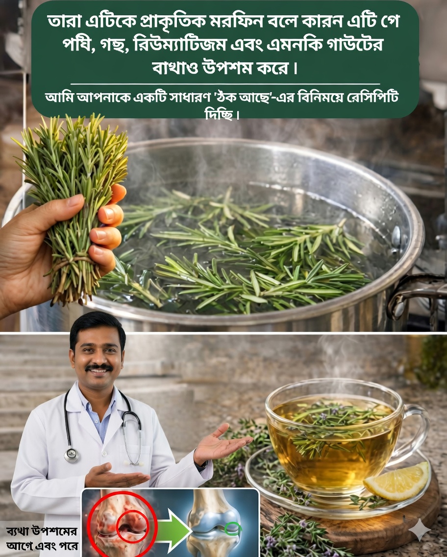 🌿 রোজমেরি: স্বাস্থ্য, মন ও সুস্থতার জন্য একটি শক্তিশালী ঔষধি উদ্ভিদ