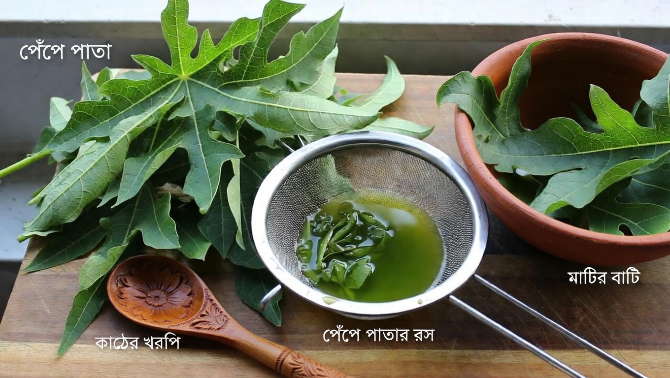 পেঁপে পাতার সাহায্যে কি ৪সি প্রাকৃতিক চুল দ্রুত বাড়তে পারে? দুটি সহজ পদ্ধতি ও খুশকি উপশম নিয়ে আলোচনা