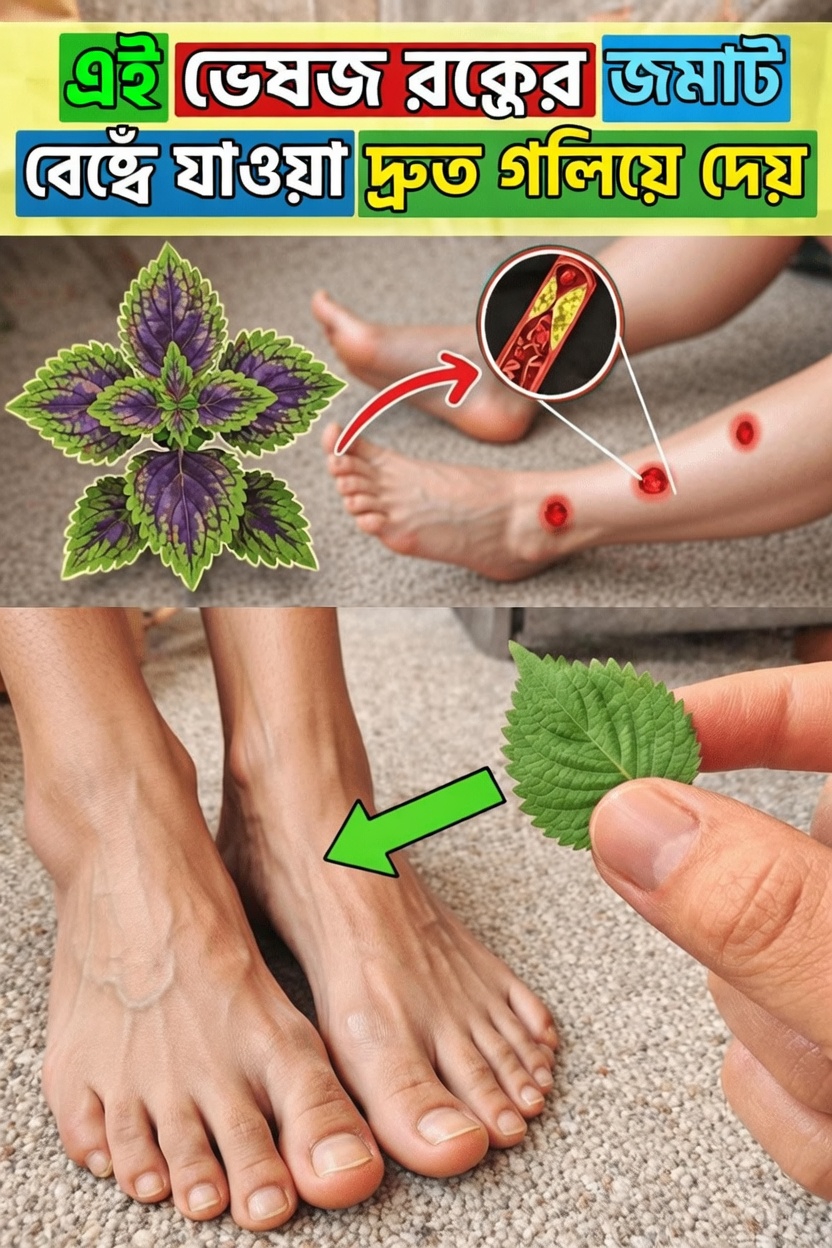 কিছু সাধারণ দৈনন্দিন ভেষজ কি পায়ের রক্তসঞ্চালন ভালো রাখতে এবং রক্ত জমাট বাঁধার ঝুঁকি কমাতে সহায়তা করতে পারে?