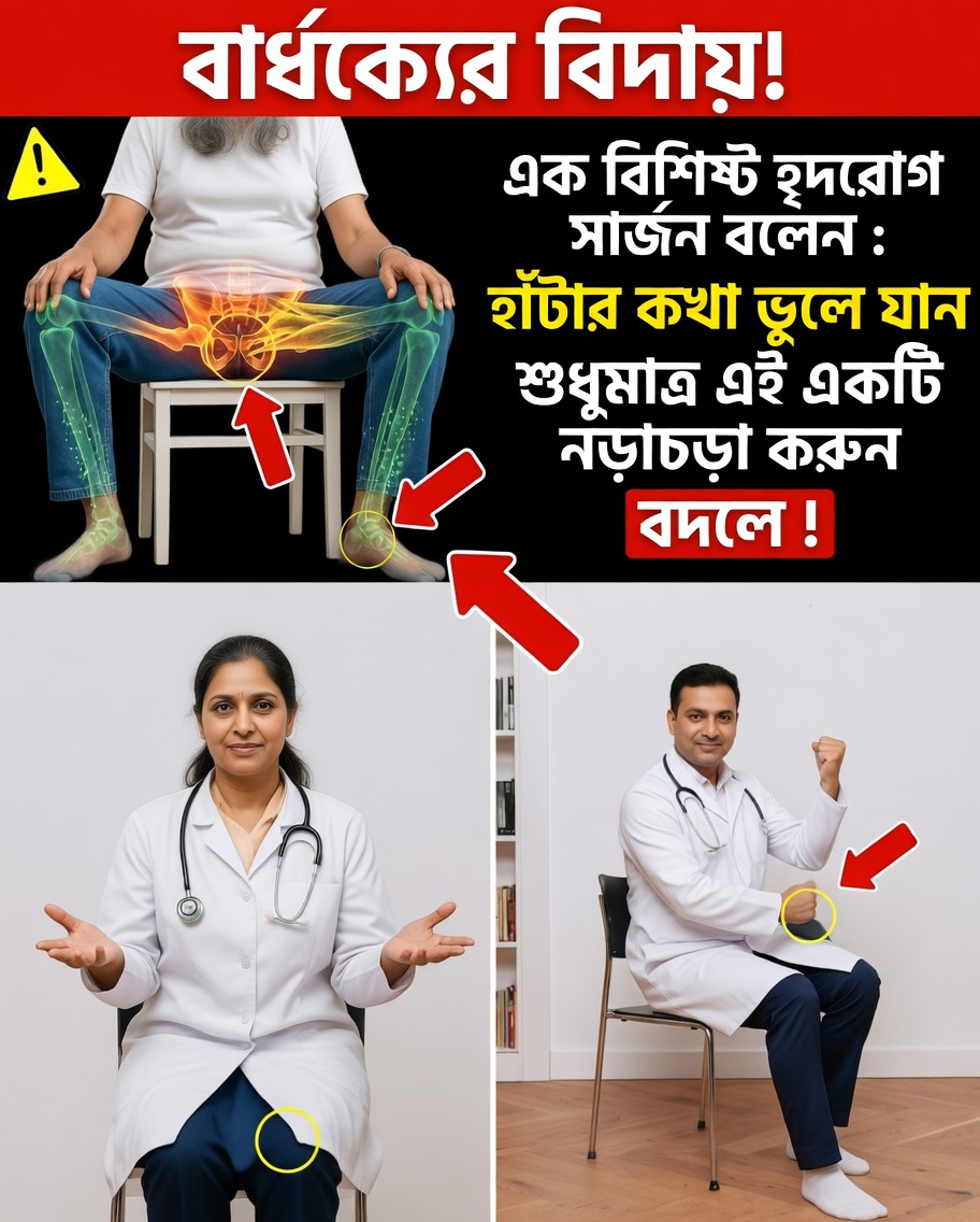 ৬০ বছরের বেশি? এই চেয়ার-ব্যায়ামটি অনেকেই উপেক্ষা করেন — আর কেন এটি হাঁটার চেয়েও বেশি গুরুত্বপূর্ণ হতে পারে