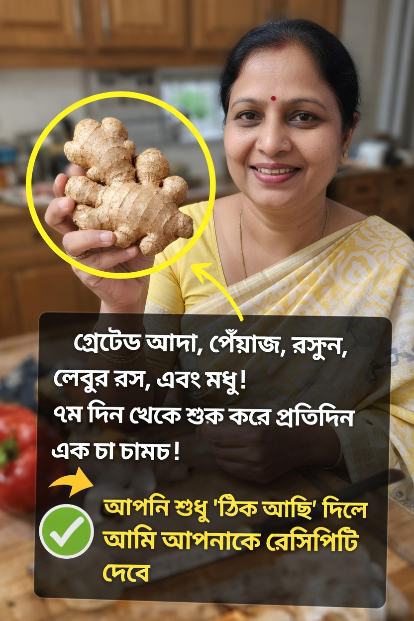 আদা, রসুন, পেঁয়াজ, লেবু ও মধুর মিশ্রণের সম্ভাব্য সুস্থতা-উপকারিতা অন্বেষণ: ঘরে সহজে প্রস্তুতির নির্দেশিকা