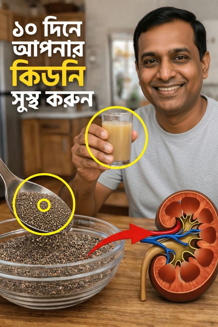 জানুন কীভাবে আপনার খাদ্যতালিকায় চিয়া বীজ যোগ করলে ৩০ দিনের মধ্যে আপনার কিডনির স্বাস্থ্যে সহায়তা করতে পারে