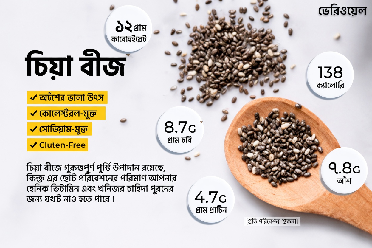 জানুন কীভাবে আপনার খাদ্যতালিকায় চিয়া বীজ যোগ করলে ৩০ দিনের মধ্যে আপনার কিডনির স্বাস্থ্যে সহায়তা করতে পারে