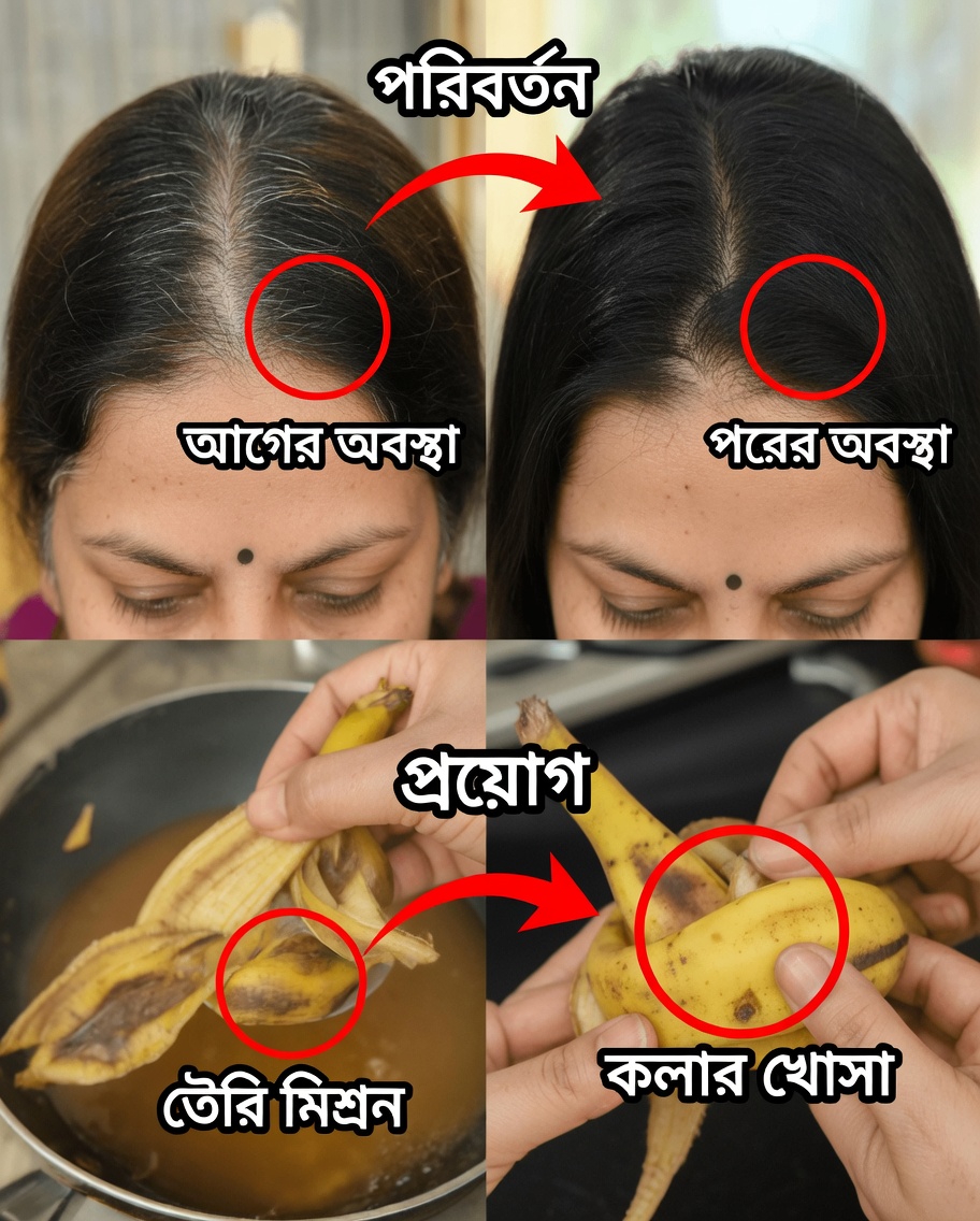 স্বাস্থ্যকর, আরও মজবুত চুলের জন্য কলার খোসার লুকানো শক্তি উন্মোচন করুন