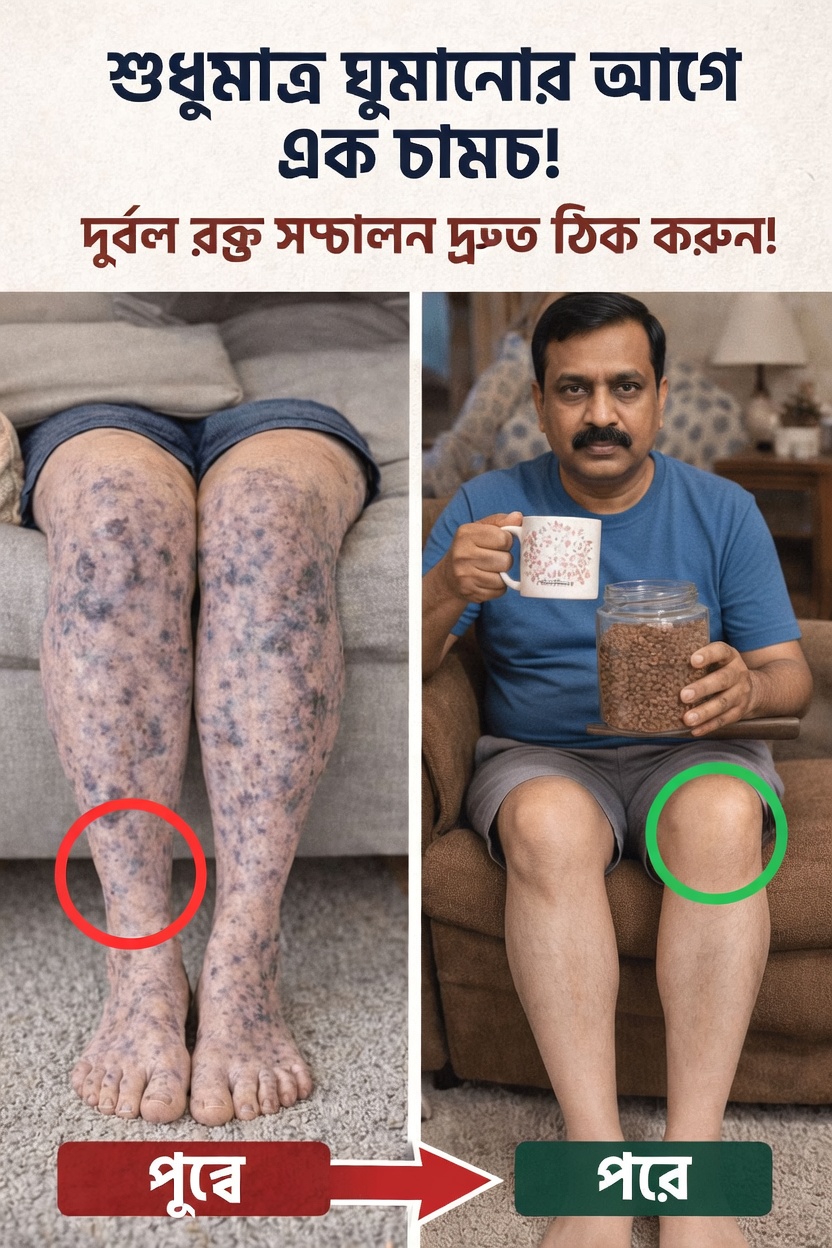 ঘুমানোর আগে এক চামচ তিসি বীজ খাওয়া কীভাবে আপনার পা ও পায়ের পাতায় সুস্থ রক্তসঞ্চালন বজায় রাখতে সহায়তা করতে পারে তা জানুন