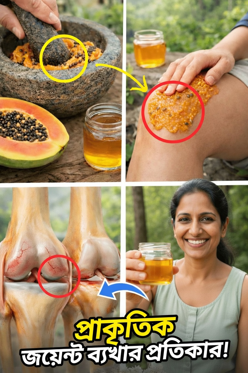 পেঁপের বীজের খোঁজে: হাঁটু, পিঠ ও মেরুদণ্ডের জয়েন্টের অস্বস্তির জন্য একটি সহজ ঘরোয়া প্রতিকার বিকল্প