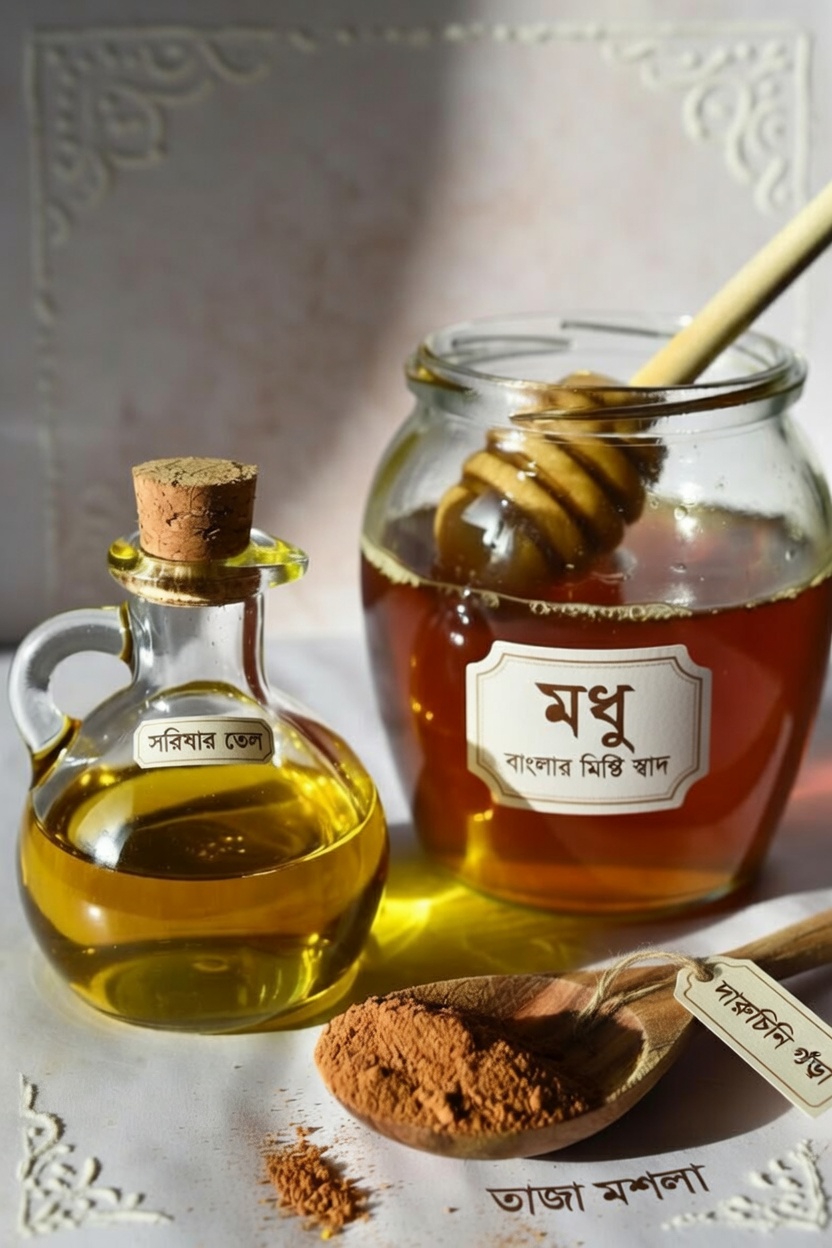 একটি সহজ শোবার সময়ের অভ্যাস আবিষ্কার করুন: হৃদ্‌স্বাস্থ্যের সমর্থনে অলিভ অয়েল, মধু এবং দারুচিনি মিশিয়ে নিন