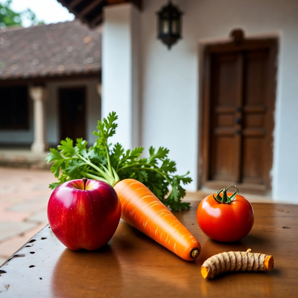 চোখ ও মস্তিষ্কের সমর্থনে একটি সহজ আপেল, গাজর, টমেটো ও হলুদের স্মুদির শক্তি আবিষ্কার করুন