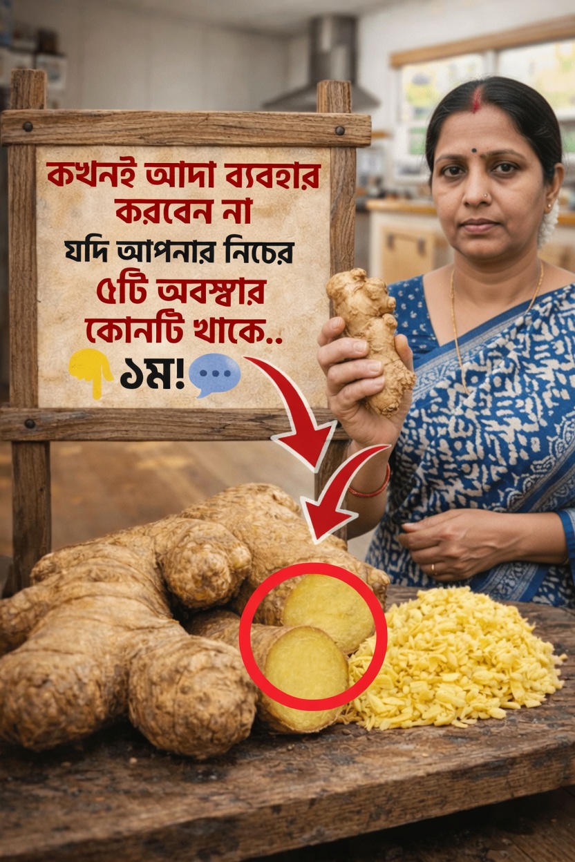 যখন আদা আপনার জন্য উপযুক্ত নাও হতে পারে: মনে রাখুন ৪টি স্বাস্থ্যগত অবস্থা