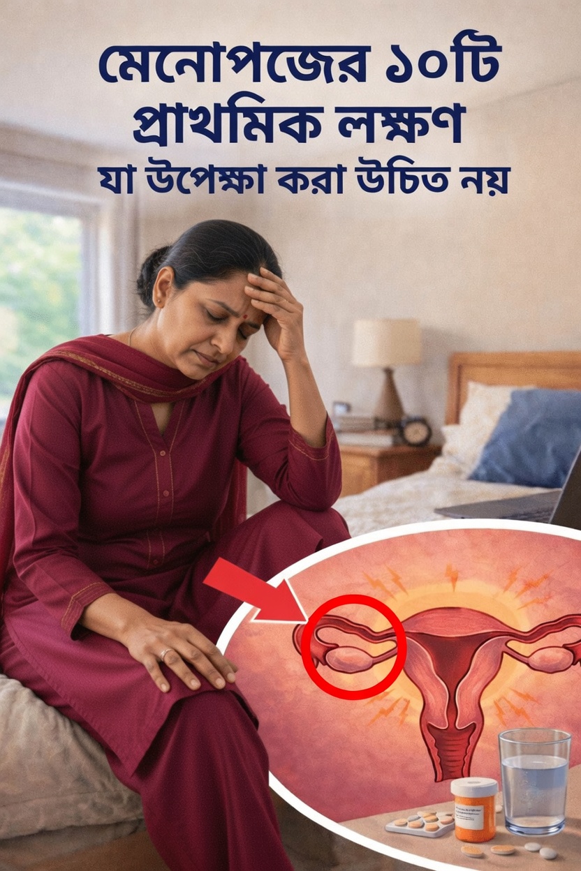 পেরিমেনোপজ ও মেনোপজের ১০টি প্রাথমিক লক্ষণ যা আপনার জানা উচিত