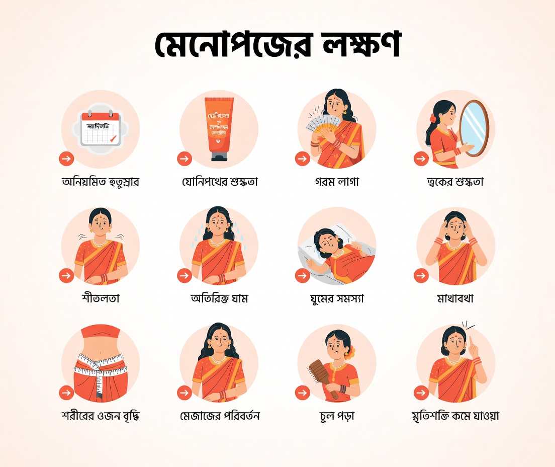 পেরিমেনোপজ ও মেনোপজের ১০টি প্রাথমিক লক্ষণ যা আপনার জানা উচিত