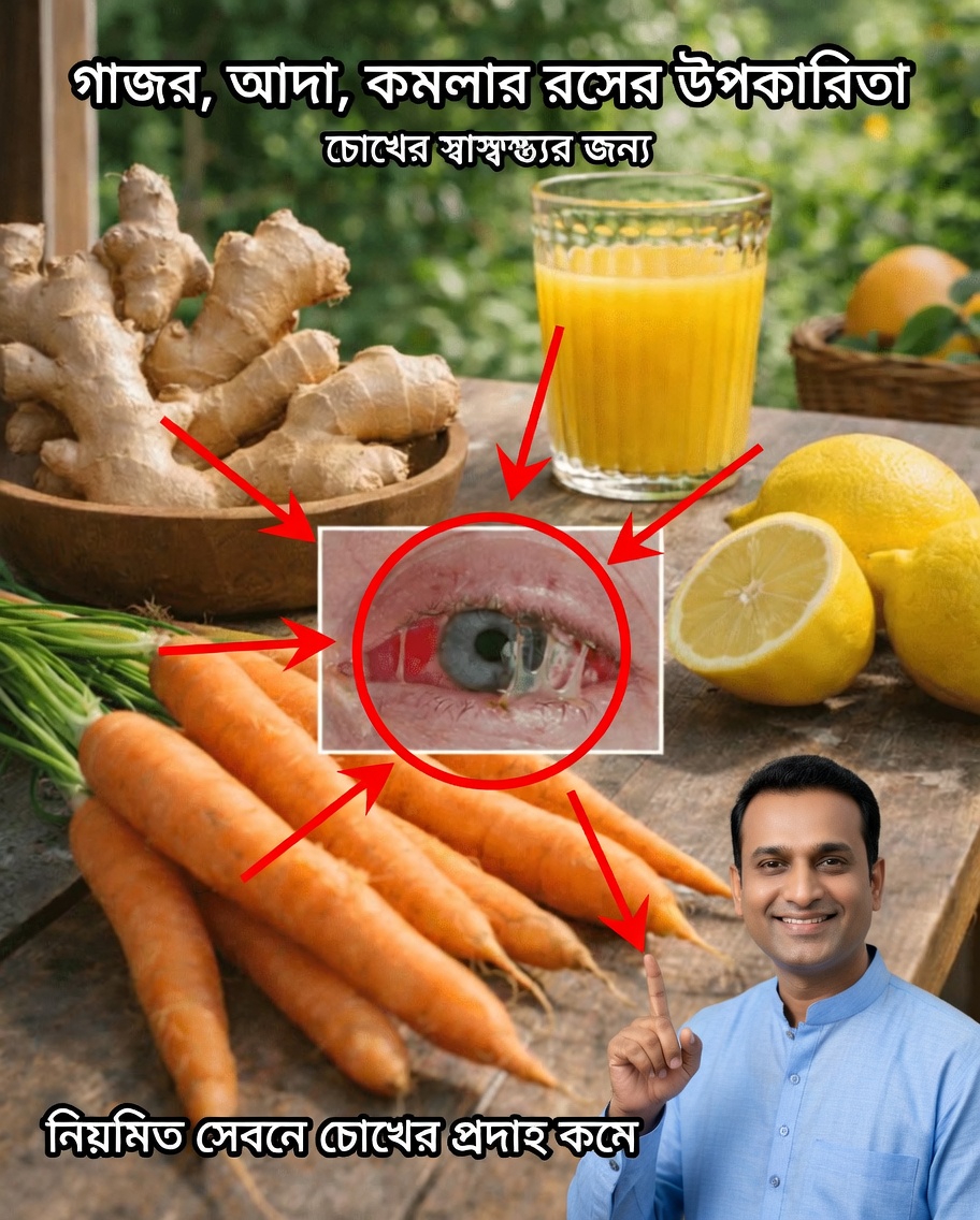 আমি আমার দৃষ্টি হারাচ্ছিলাম এবং নিজেকে অসহায় মনে হচ্ছিল… যতক্ষণ না একজন চক্ষু বিশেষজ্ঞ এই সহজ প্রাকৃতিক জুসের ধারণাটি শেয়ার করলেন