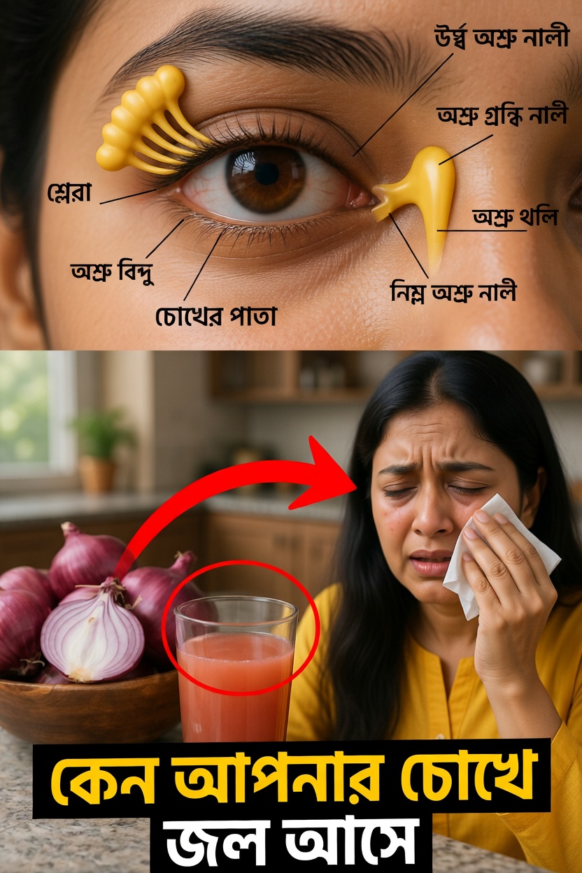 বাড়িতে প্রাকৃতিকভাবে চোখের সুস্থতা বজায় রাখতে পেঁয়াজ কী ভূমিকা রাখে? উপকারী দৈনন্দিন পরামর্শ