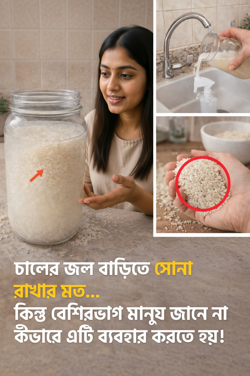 চুল ও ত্বকের যত্নে চালের পানি: একটি সহজ ঘরোয়া উপায় যা অনেক মানুষ আবার নতুন করে আবিষ্কার করছেন