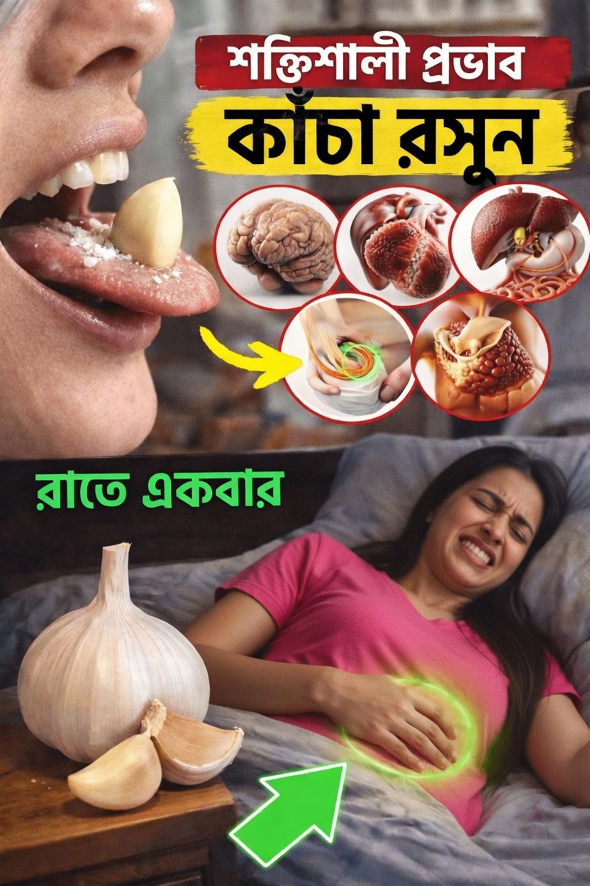আপনি প্রতিদিন ২ কোয়া তাজা কাঁচা রসুন খেলে আপনার শরীরে কী ঘটে