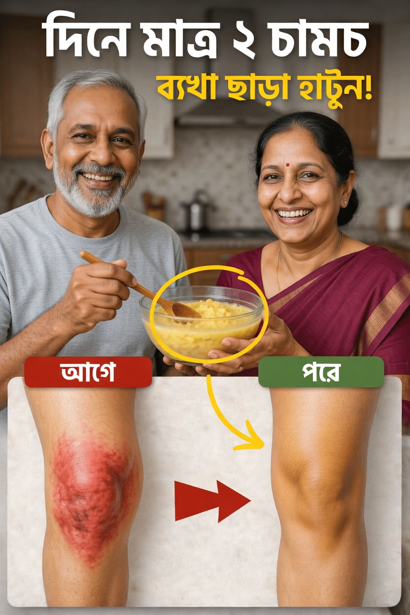 জানুন কীভাবে প্রতিদিন এই প্রাকৃতিক পেস্টের মাত্র দুই চামচ যোগ করা আপনার হাঁটুর স্বাস্থ্যে সহায়তা করতে পারে