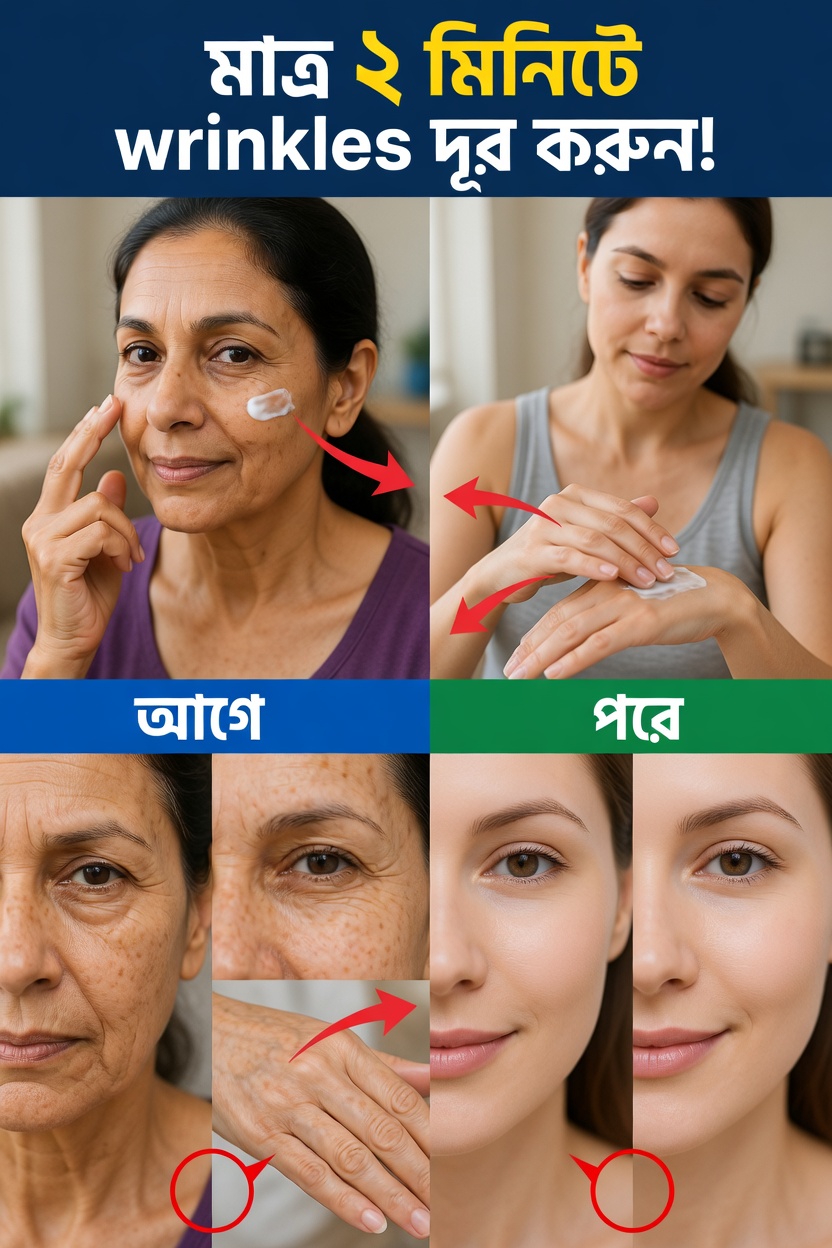 পরিণত ত্বকের সতেজ ভাব ফিরিয়ে আনতে প্রতিদিনের ২ মিনিটের দ্রুত ফেসিয়াল ম্যাসাজ রুটিন