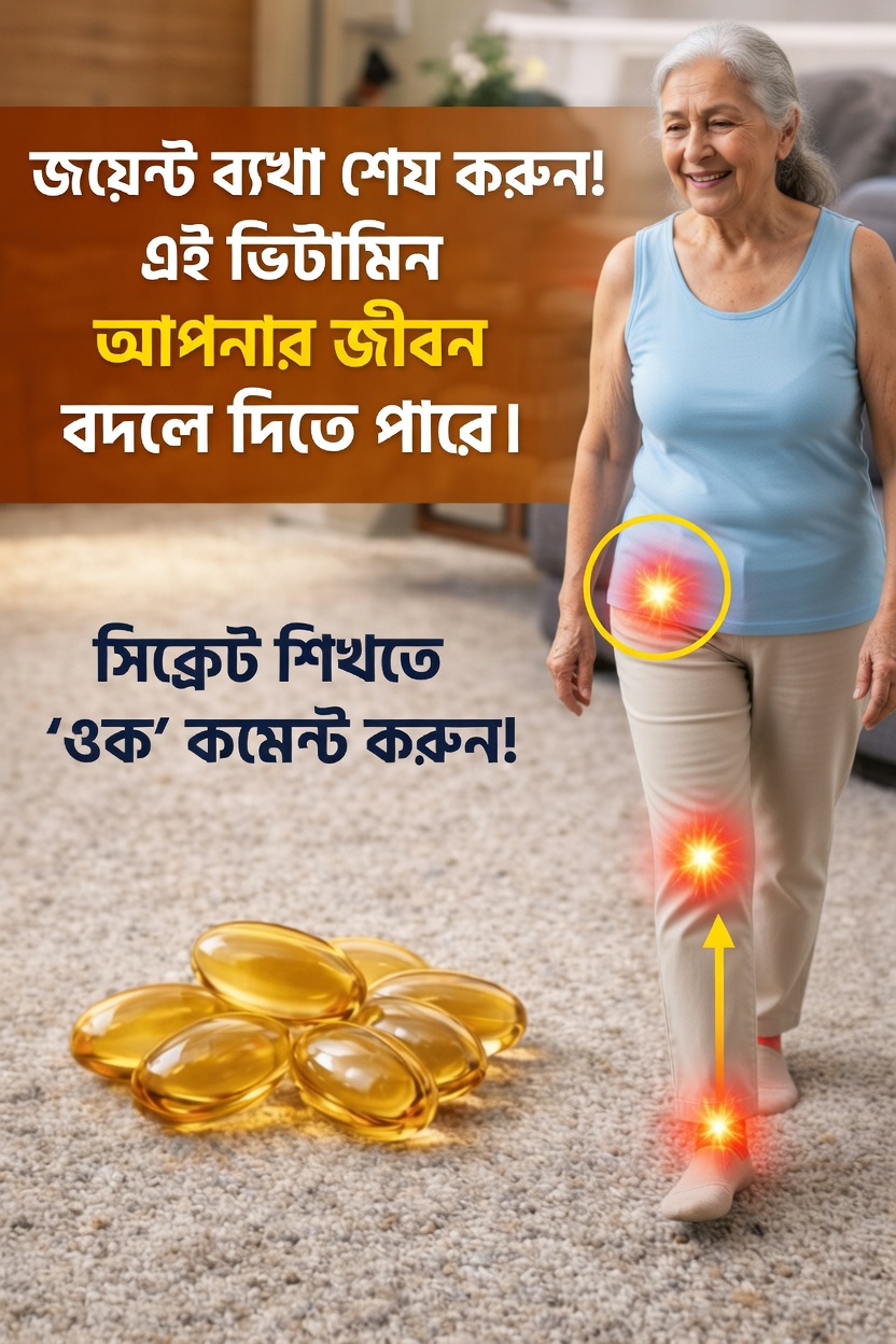 পায়ে ব্যথা ও হাড়ে অস্বস্তি অনুভব করছেন? যে একটি ভিটামিন আপনার সুস্থতায় বড় ভূমিকা রাখে