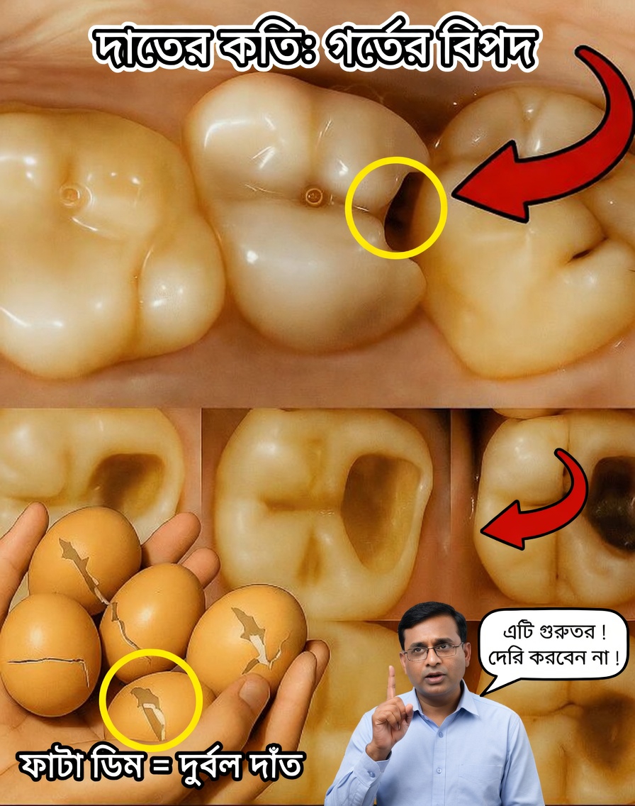 ডিমের খোসা মাত্র ৫ মিনিটে হলুদ দাঁতকে মুক্তোর মতো সাদা করে তোলে