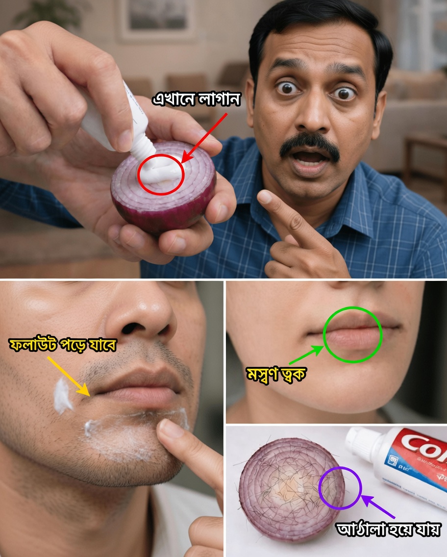 রেজর ছাড়ুন: মসৃণ ত্বকের জন্য টুথপেস্ট ও পেঁয়াজের কৌশল অন্বেষণ করুন