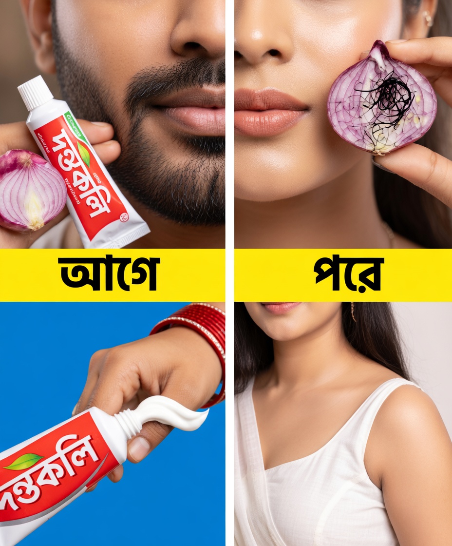 রেজর ছাড়ুন: মসৃণ ত্বকের জন্য টুথপেস্ট ও পেঁয়াজের কৌশল অন্বেষণ করুন