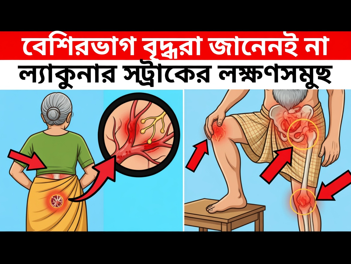 ৬০ বছরের বেশি বয়সী অধিকাংশ প্রবীণরা প্রায়ই উপেক্ষা করেন এমন লাকুনার স্ট্রোকের ৭টি সতর্ক সংকেত কী?