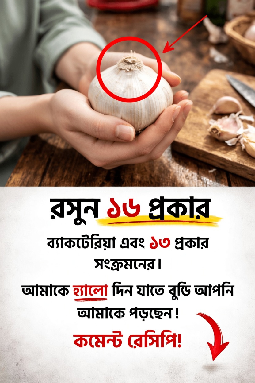 রসুন: প্রাকৃতিক অ্যান্টিবায়োটিক যা সংক্রমণ দূর করে
