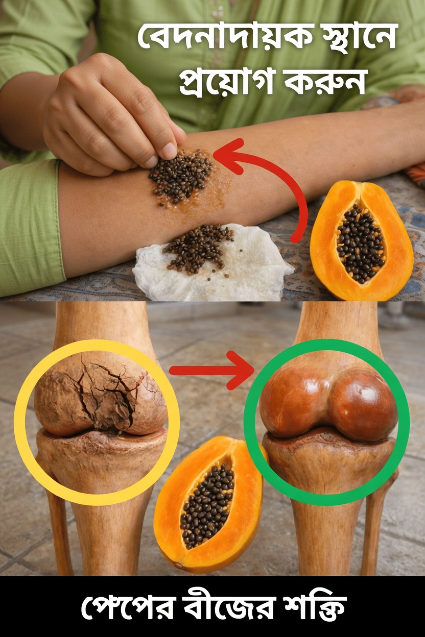 পেঁপের বীজ: প্রতিদিনের জয়েন্টের আরাম ও চলাফেরার সহায়তার জন্য অনুসন্ধান করার মতো একটি সহজ ঘরোয়া উপায়