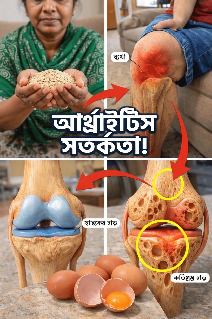 ডিমের খোসা কীভাবে প্রতিদিন আপনার জয়েন্টের স্বাস্থ্য ও হাড়ের শক্তিকে সমর্থন করতে পারে—তার আশ্চর্যজনক উপায়