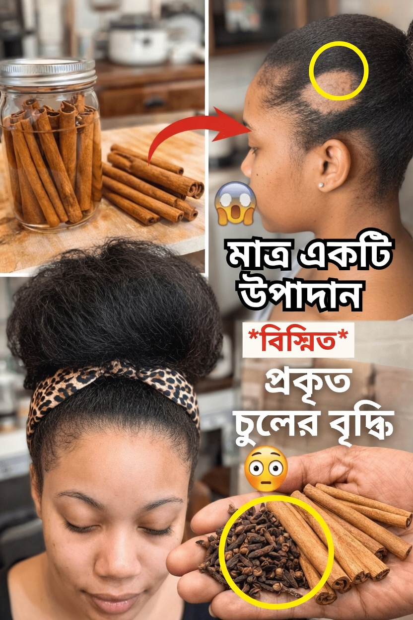 লবঙ্গ ও দারুচিনি: স্বাস্থ্যকর চুলের বৃদ্ধি সমর্থনে একটি প্রাকৃতিক রান্নাঘরের মিশ্রণ