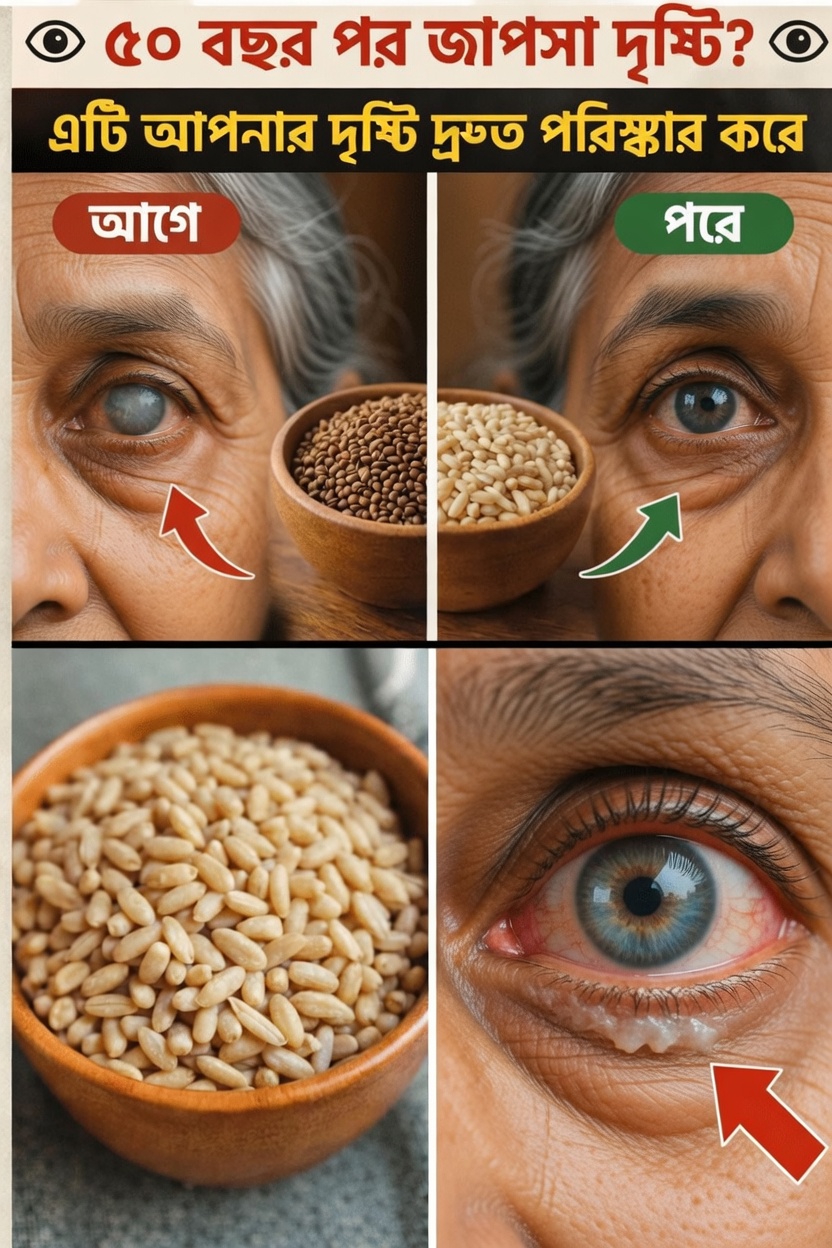 ৬০-এর পর প্রতিদিনের বীজ দিয়ে স্বাভাবিকভাবে চোখের স্বাস্থ্য ভালো রাখার সহজ উপায়গুলো আবিষ্কার করুন