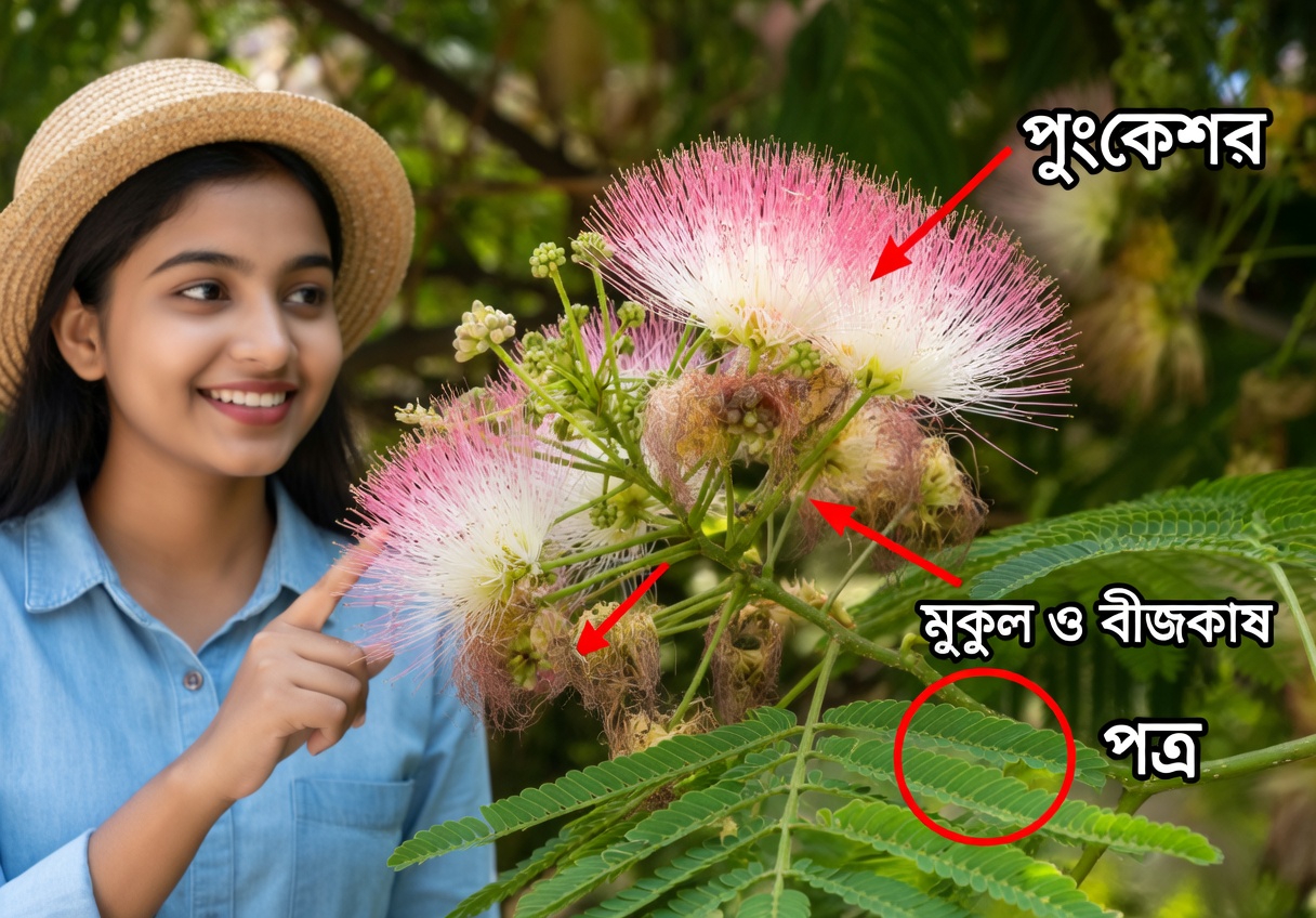 আলবিজিয়া জুলিব্রিসিন: বাকল, ফুল ও পাতার উপকারিতা অন্বেষণ