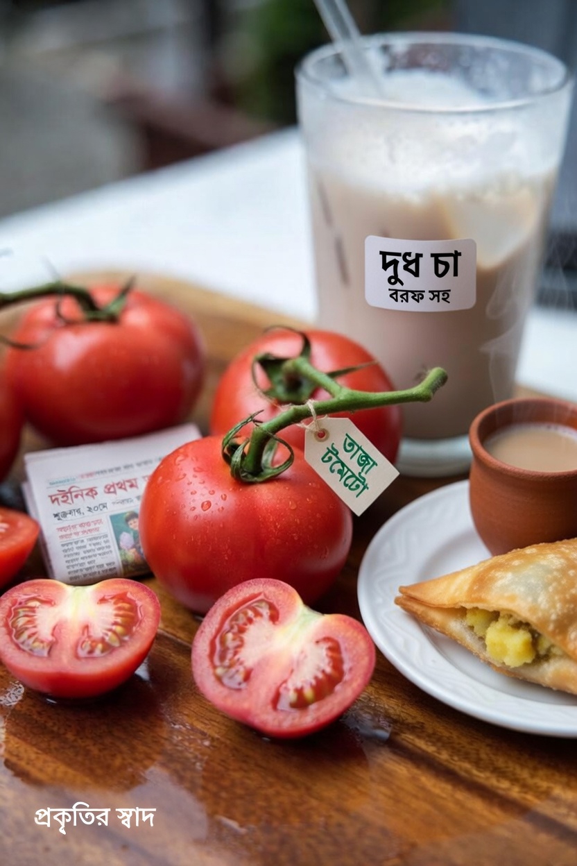 কিডনির স্বাস্থ্য ও মূত্রনালির সুস্থতায় সহায়ক একটি সহজ হাইড্রেটিং পানীয়: টমেটো ও নারকেলের পানির রেসিপি