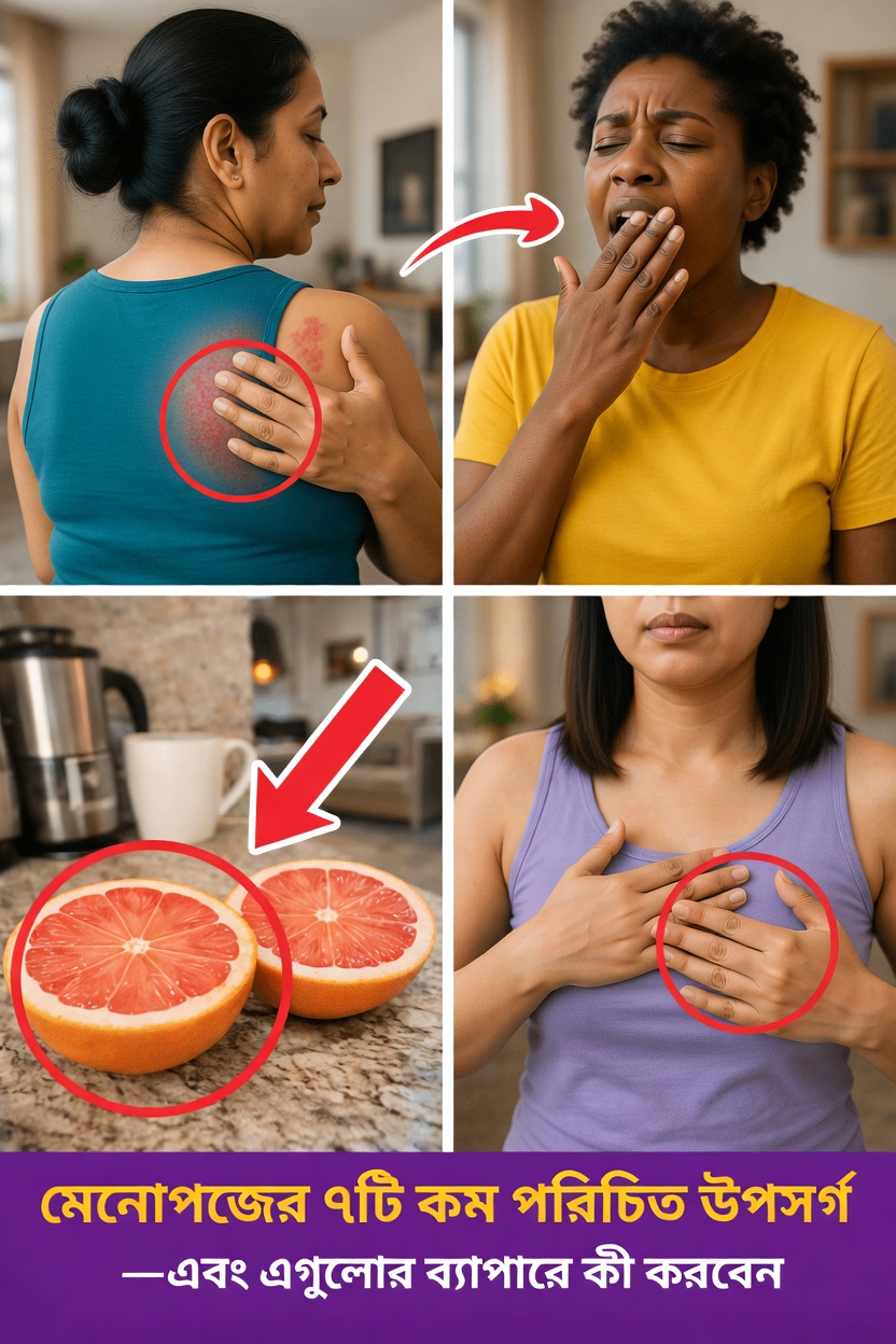 মেনোপজের ৯টি কম-পরিচিত উপসর্গ — এবং সেগুলো উপশমের সহজ উপায়গুলো