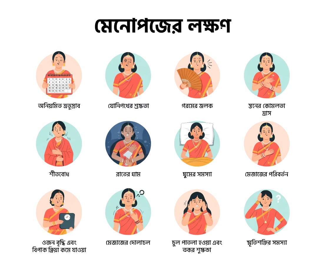 মেনোপজের ৯টি কম-পরিচিত উপসর্গ — এবং সেগুলো উপশমের সহজ উপায়গুলো