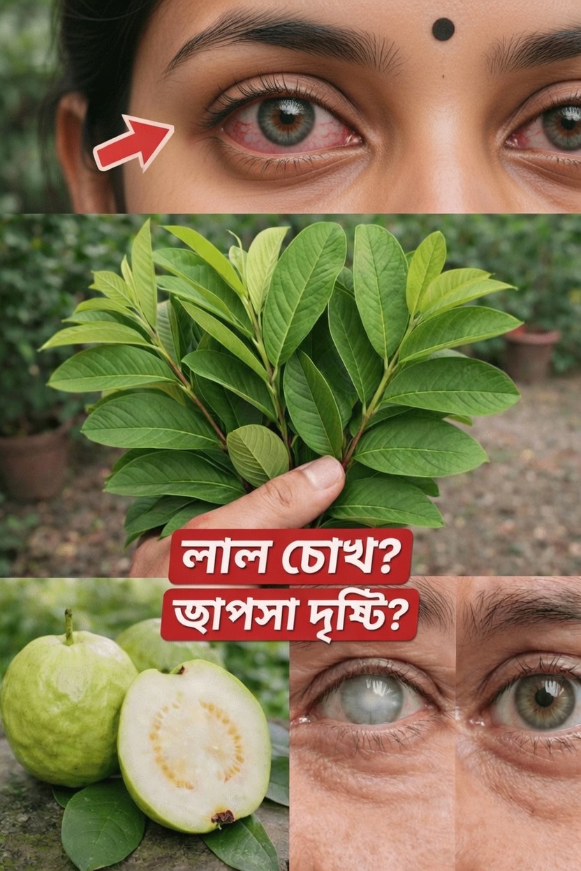 পেয়ারা পাতা ও ফল দিয়ে চোখের আরাম স্বাভাবিকভাবে বজায় রাখার উপায় অন্বেষণ