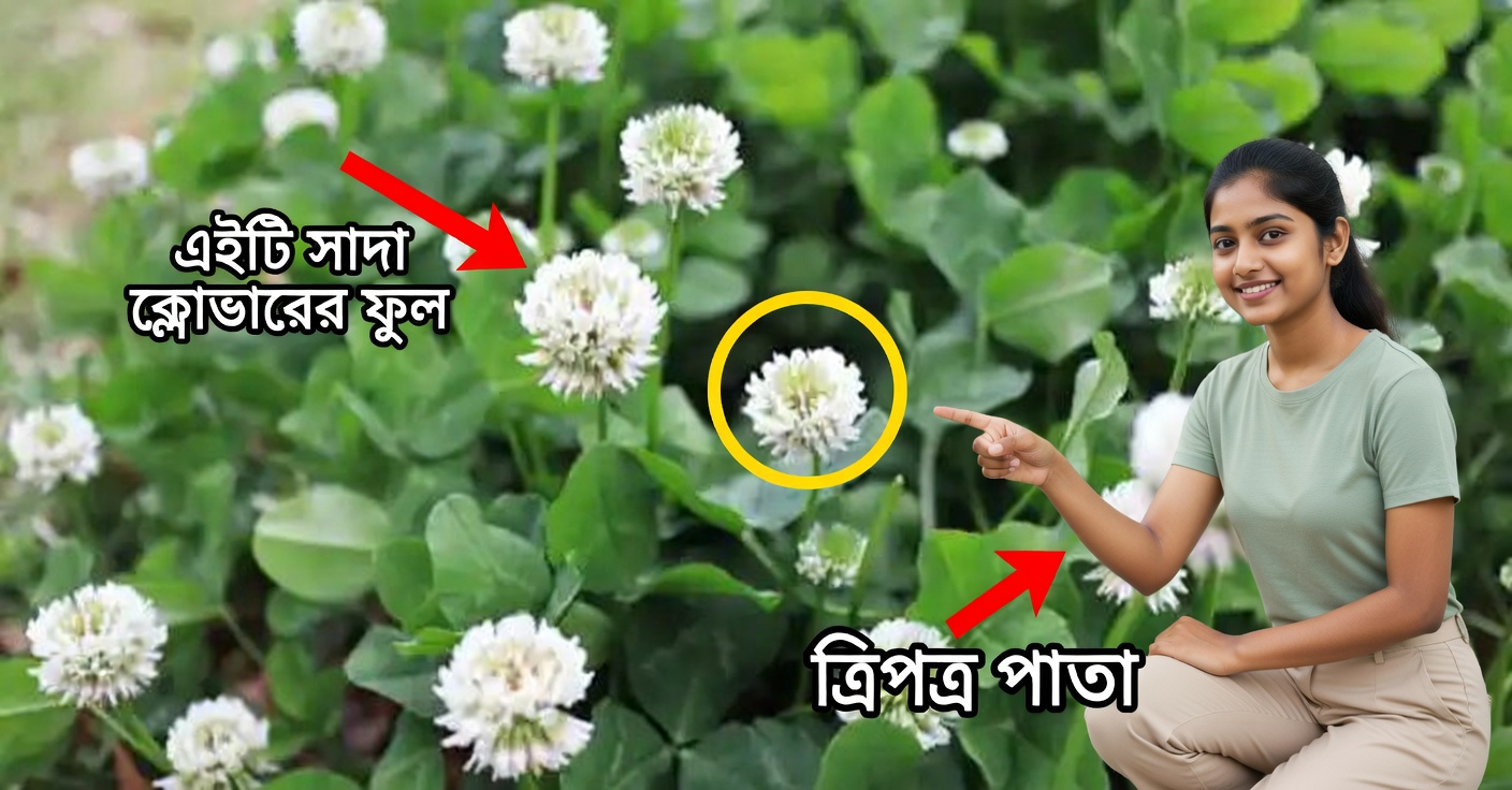 হোয়াইট ক্লোভার (Trifolium repens): ১৫টি উপকারিতা ও ঘরোয়া ব্যবহার